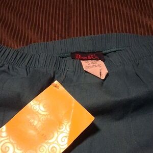 Denim&Co Teal Elastic-Waist Skirt